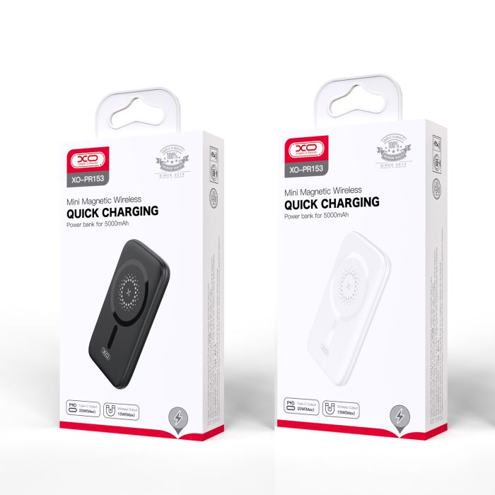 Павербанк XO PR153 5000 mAh Black