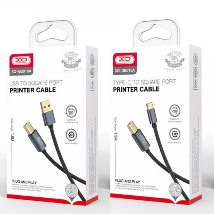 Кабель XO GB010A USB-A USB Чорний