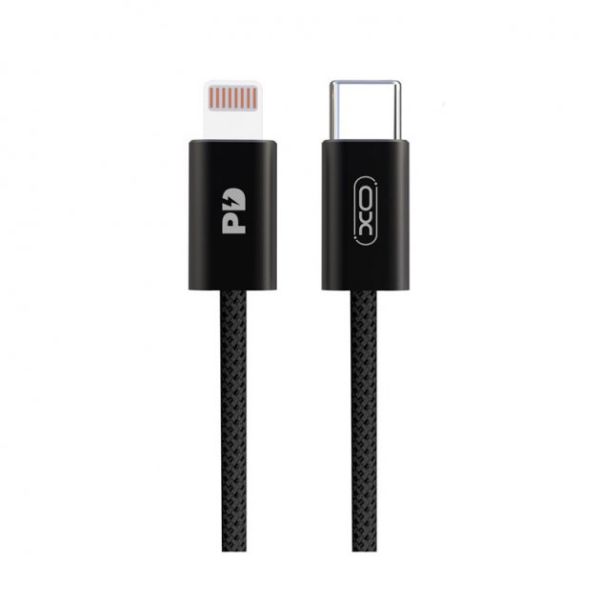 Кабель XO NB-Q206A USB-C Lightning Чорний