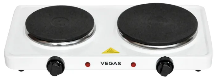 Електроплита чавунна двоконфорочна VEGAS VEP-0040