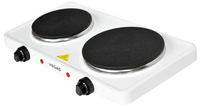 Електроплита чавунна двоконфорочна VEGAS VEP-0040