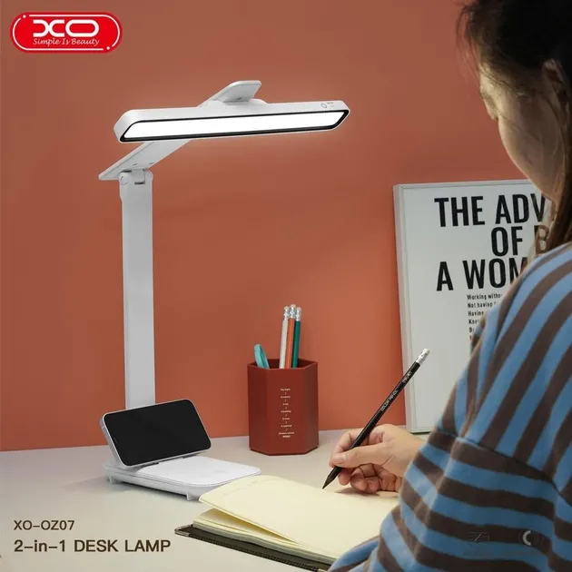 Настільна лампа з пультом акумуляторна OZ07 1200 mAh
