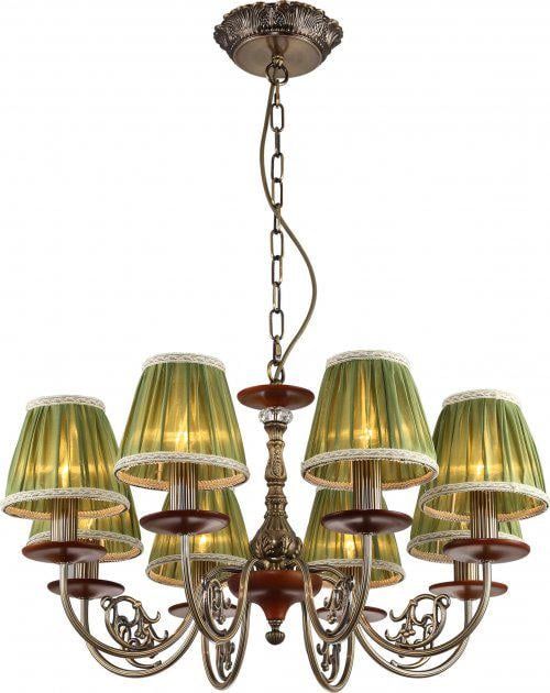 Люстра Altalusse INL-6117P-08 Antique brass & Walnut