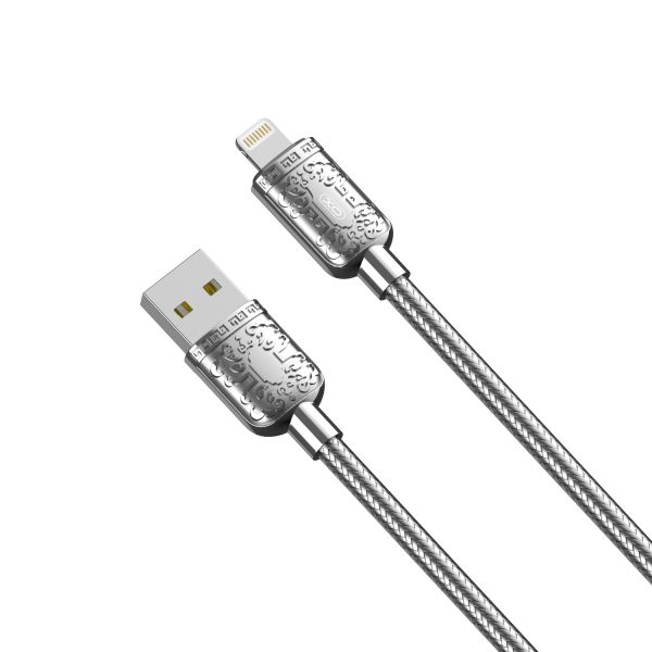 Кабель XO NB216 USB-A Lightning Сріблястий