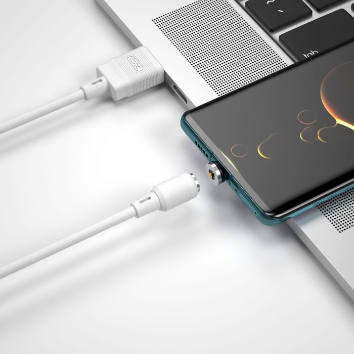 Кабель XO NB187 USB-A USB-C Білий