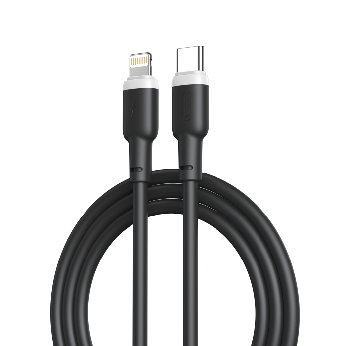 Кабель XO NB208A USB-C Lightning Чорний