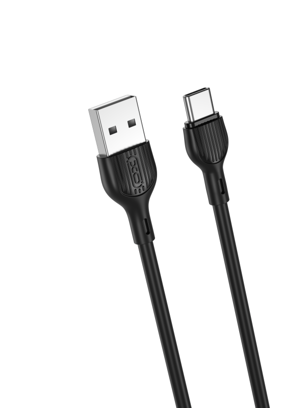 Кабель XO NB200 USB-A USB-C Чорний
