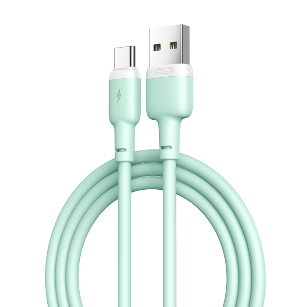 Кабель XO NB208 USB-A USB-C Зелений
