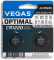 Батарейка VEGAS OPTIMAL CR1220 блістер 2шт. Lithium